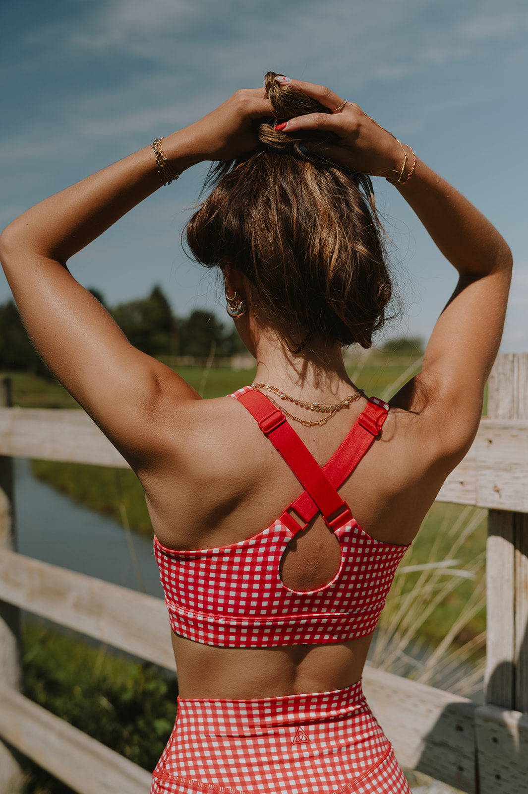 Cherry Picnic Bra