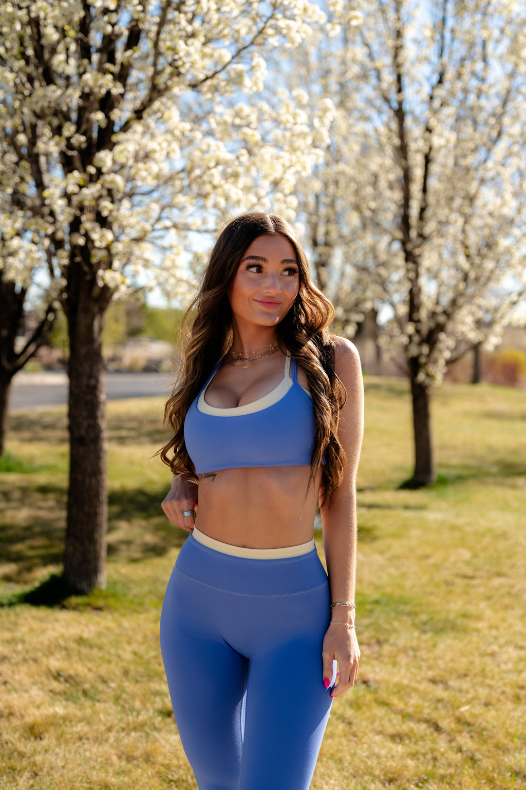 Doubled Daisy Bloom Bra