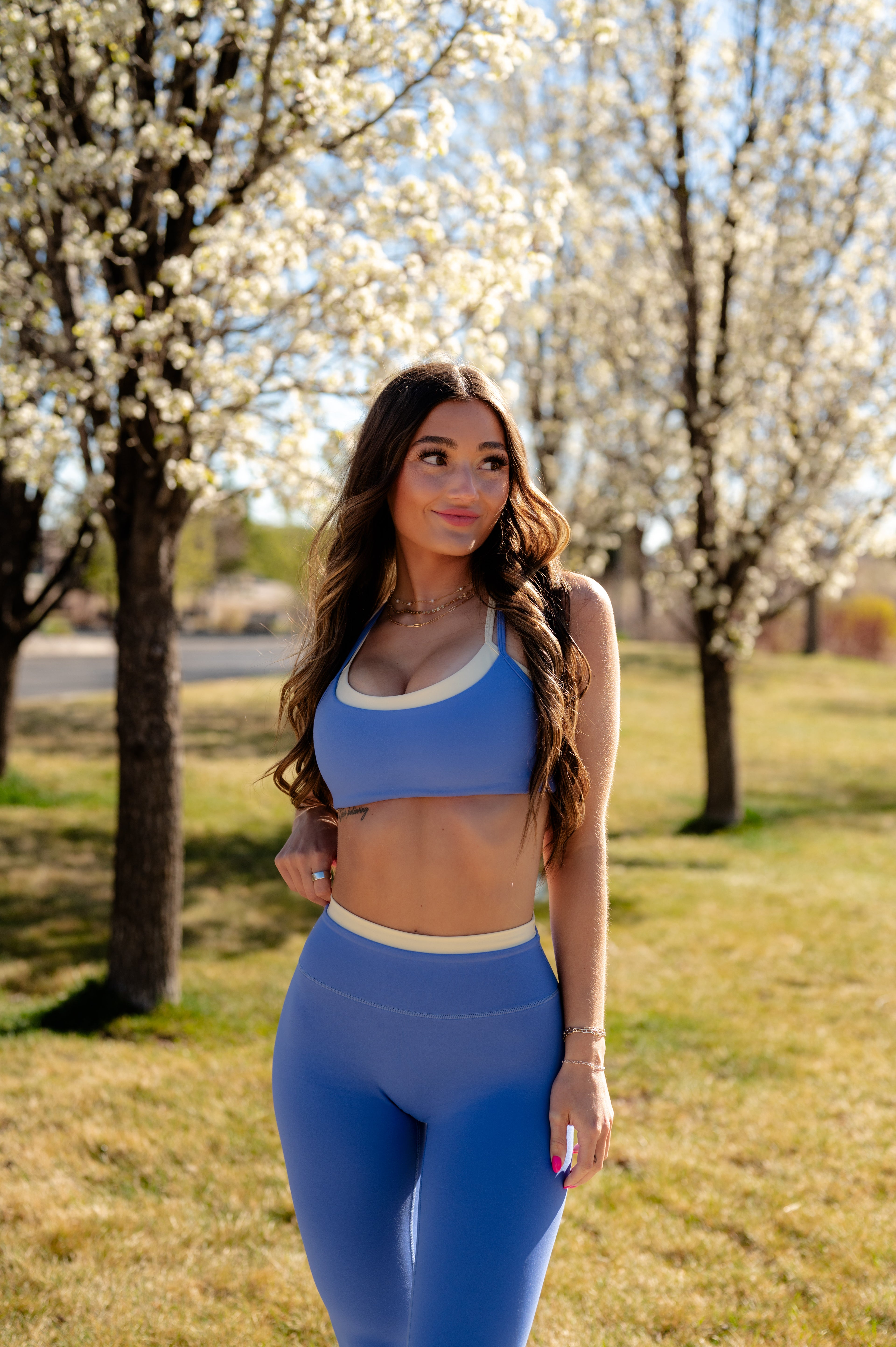 Doubled Daisy Bloom Bra