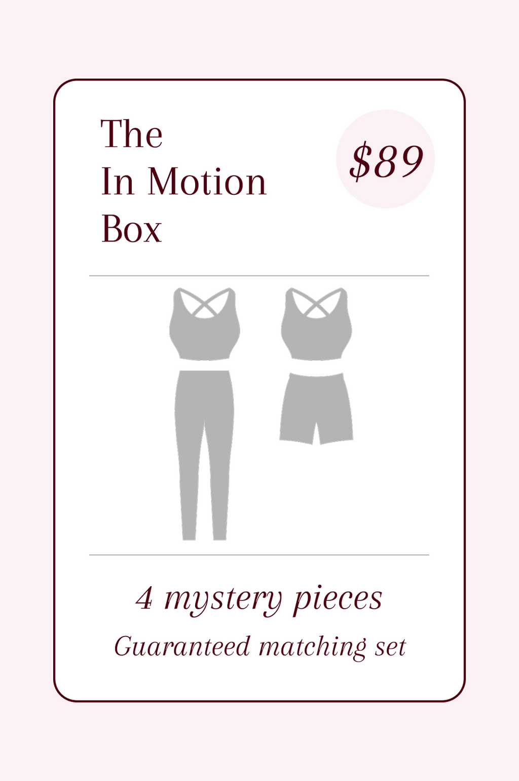 The In Motion Sorella Box